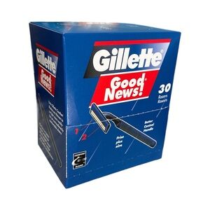 30 Gillette Good News Disposable Razor Classic ( NO Lubrastrip )